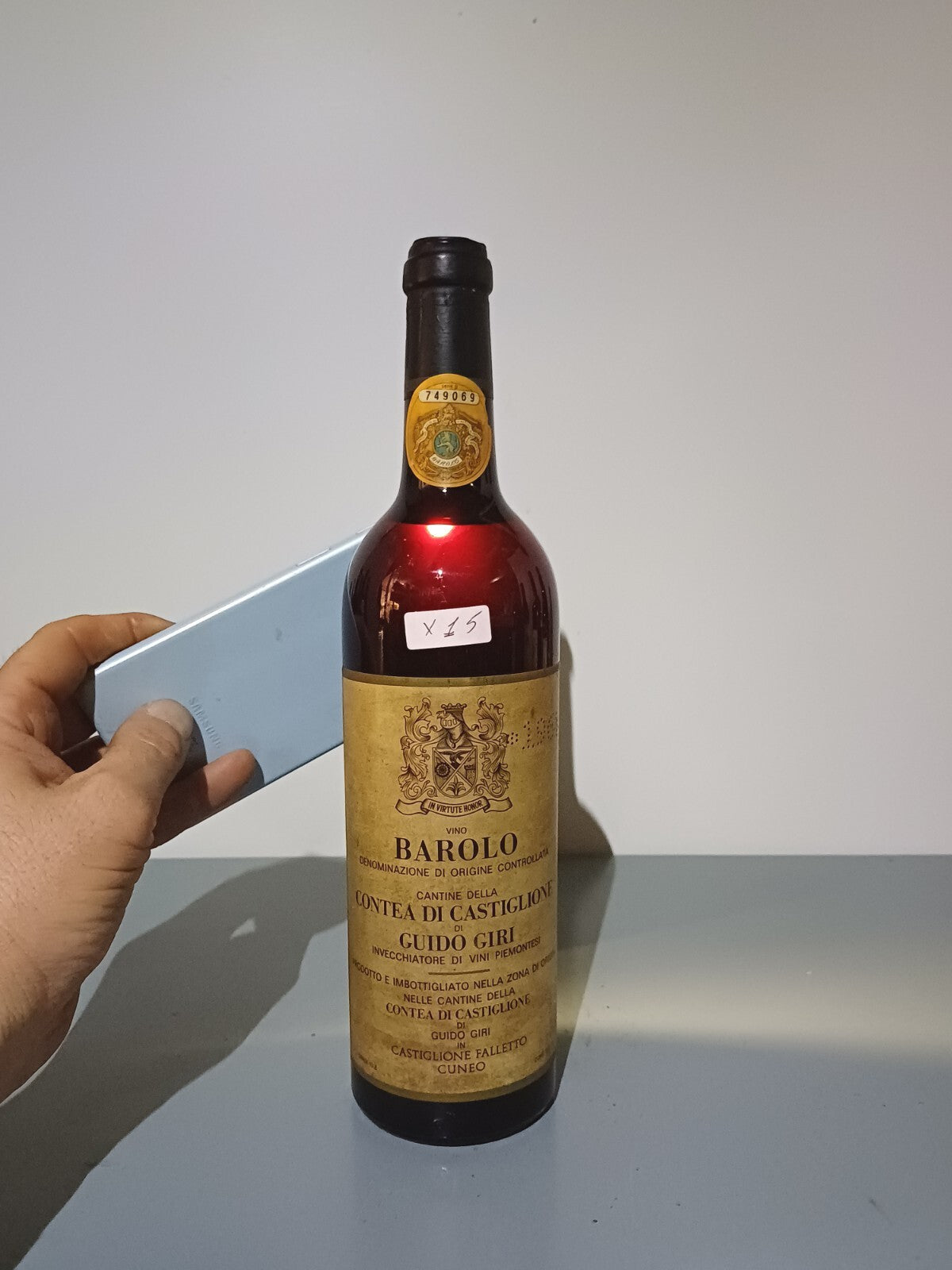 Barolo Guido Giri 1964 Castiglione Falletto bott.72 cl 13.8%