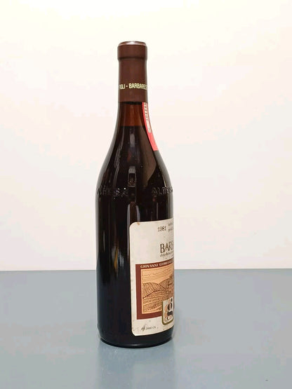 Barbaresco Giovanni Giordano 1981 Vigneto Cavana bott. 75 cl 13.5%