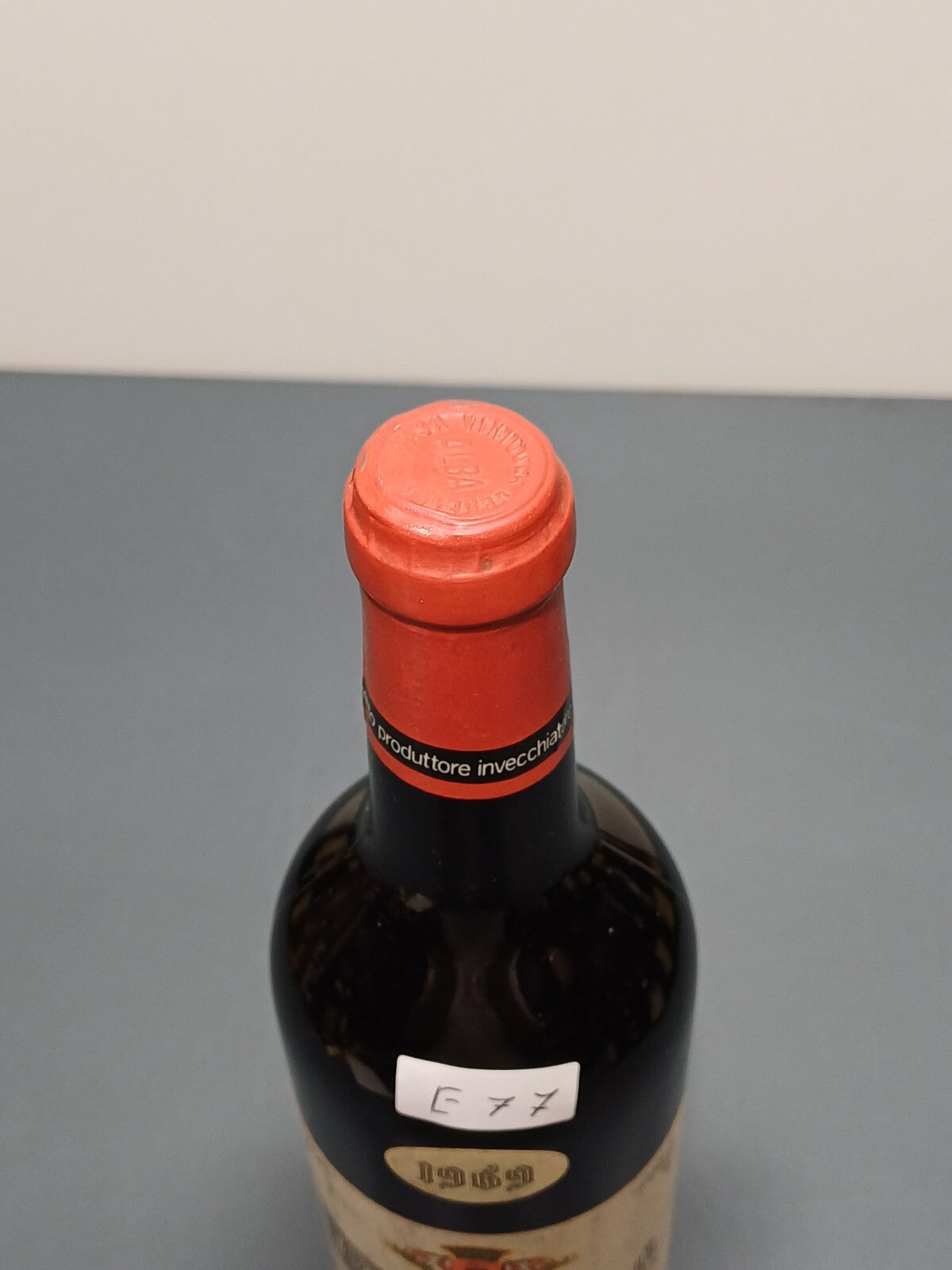 Barbera 1969 D'alba Riccardo Ceretto bott. 72 cl