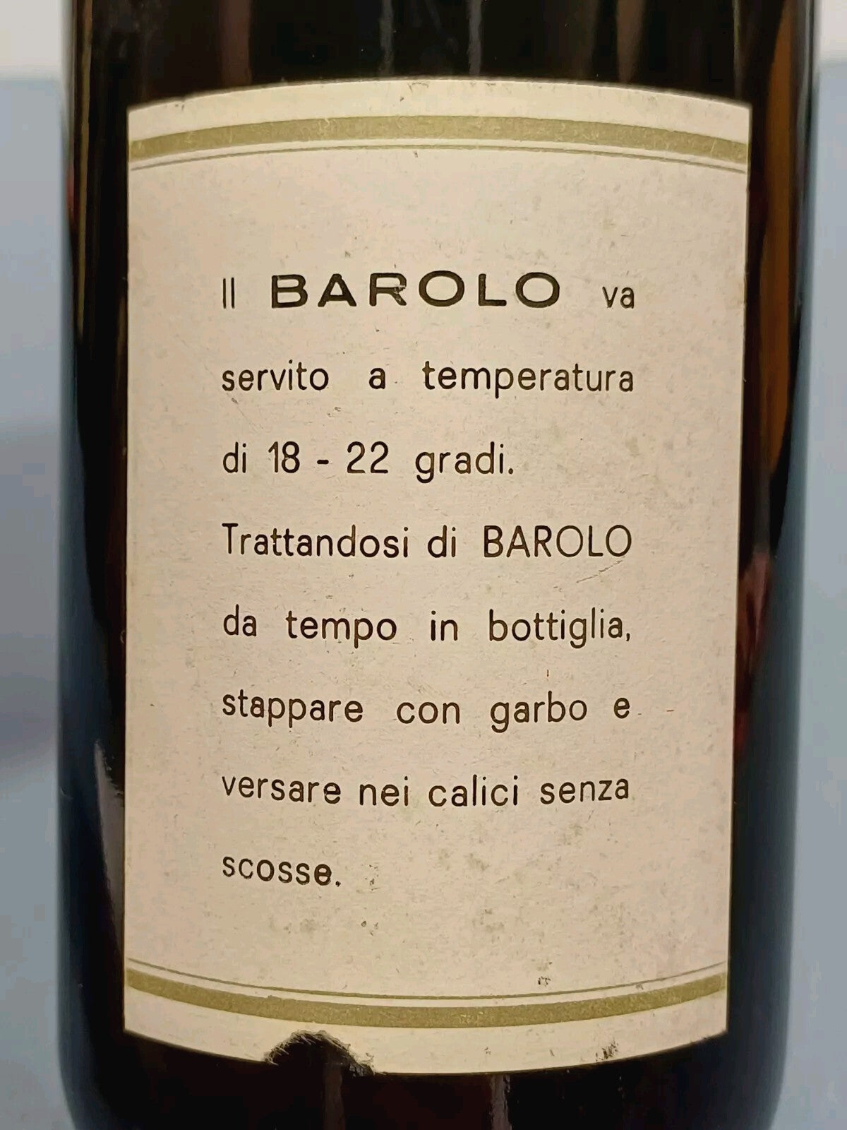 Barolo 1966 Fratelli Barale Piedmont, Italy bott.0.72 cl