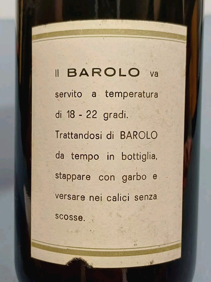 Barolo 1966 Fratelli Barale Piedmont, Italy bott.0.72 cl
