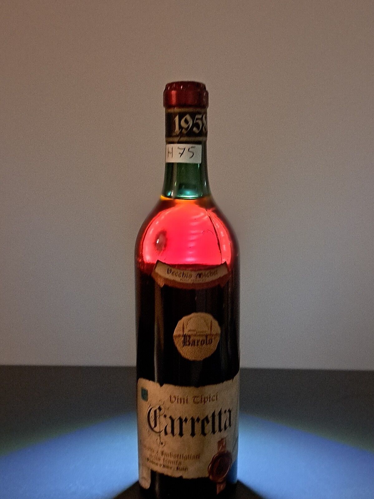 Barolo Carretta 1958 Vecchio Michet bott.72 cl 13.5%