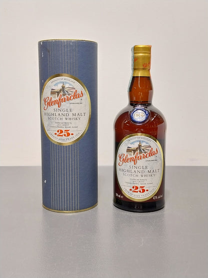 Whisky Glenfarclas 25 Years Old Single Highland Malt anni 90 bott.75 cl
