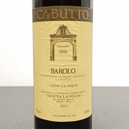 Barolo Cabutto 1998 Vigna La Volta bott.75 cl