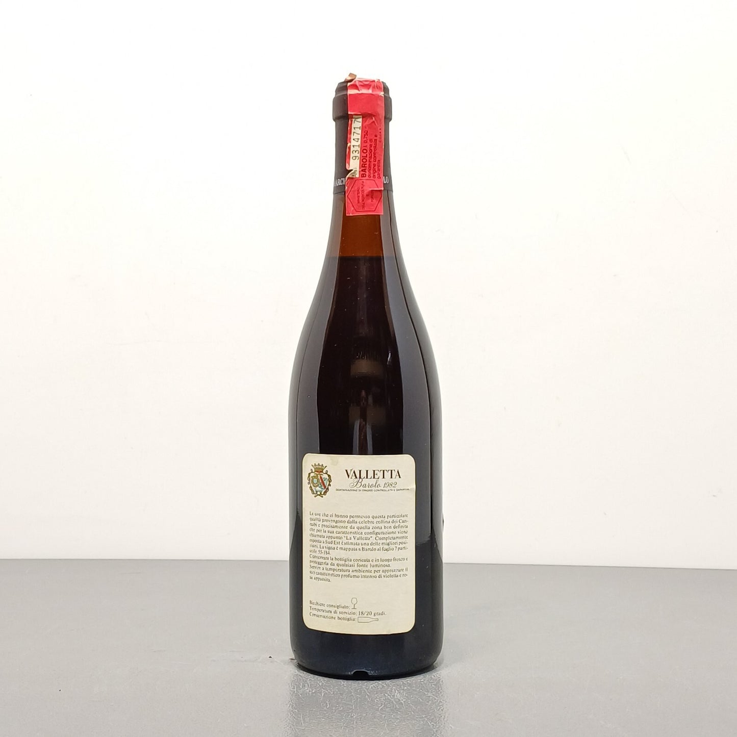 Barolo Marchesi Di Barolo 1982 Valletta Cannubi bott.75 cl 14%