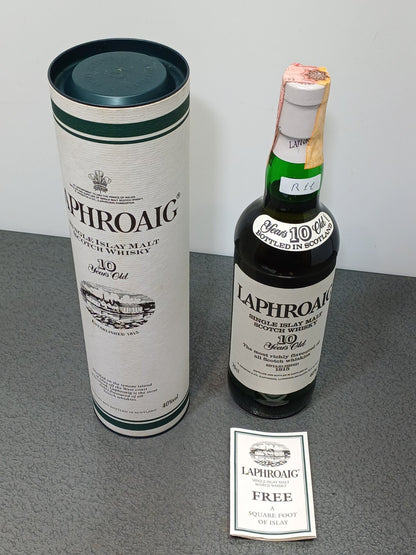 Whisky Laphroaig 10 years 1980s Single Islay Malt Scotch Whisky bott.70 cl 43%