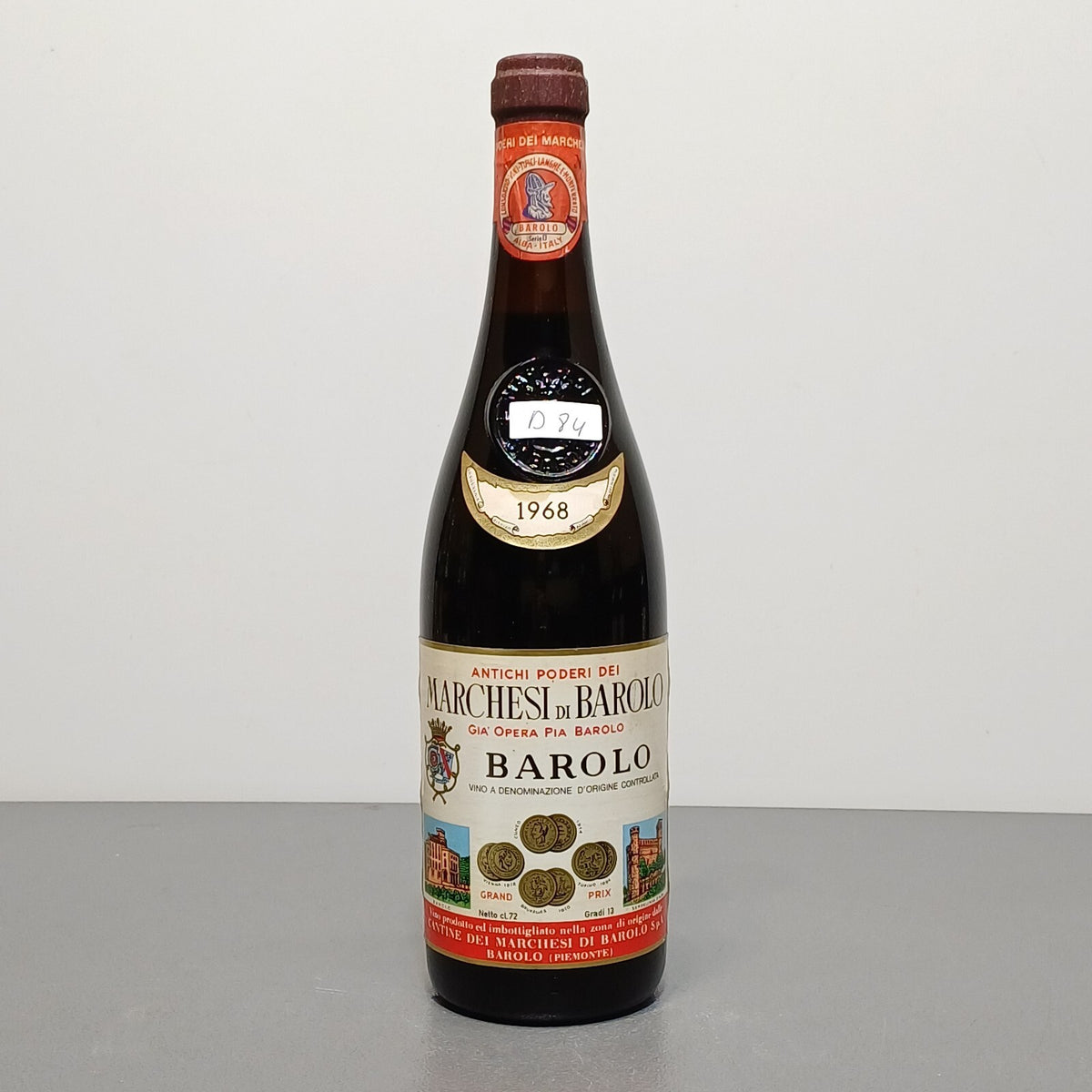Barolo 1968 Marchesi di Barolo bott. 72 cl 13%