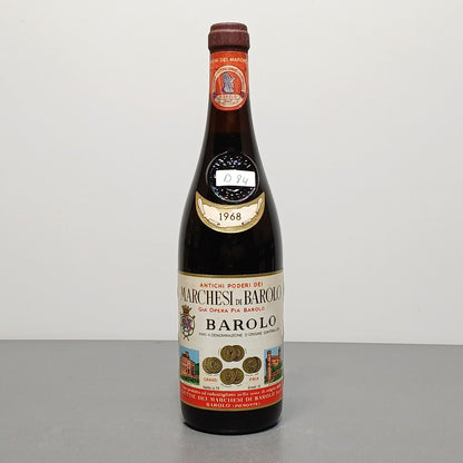 Barolo 1968 Marchesi di Barolo bott. 72 cl 13%