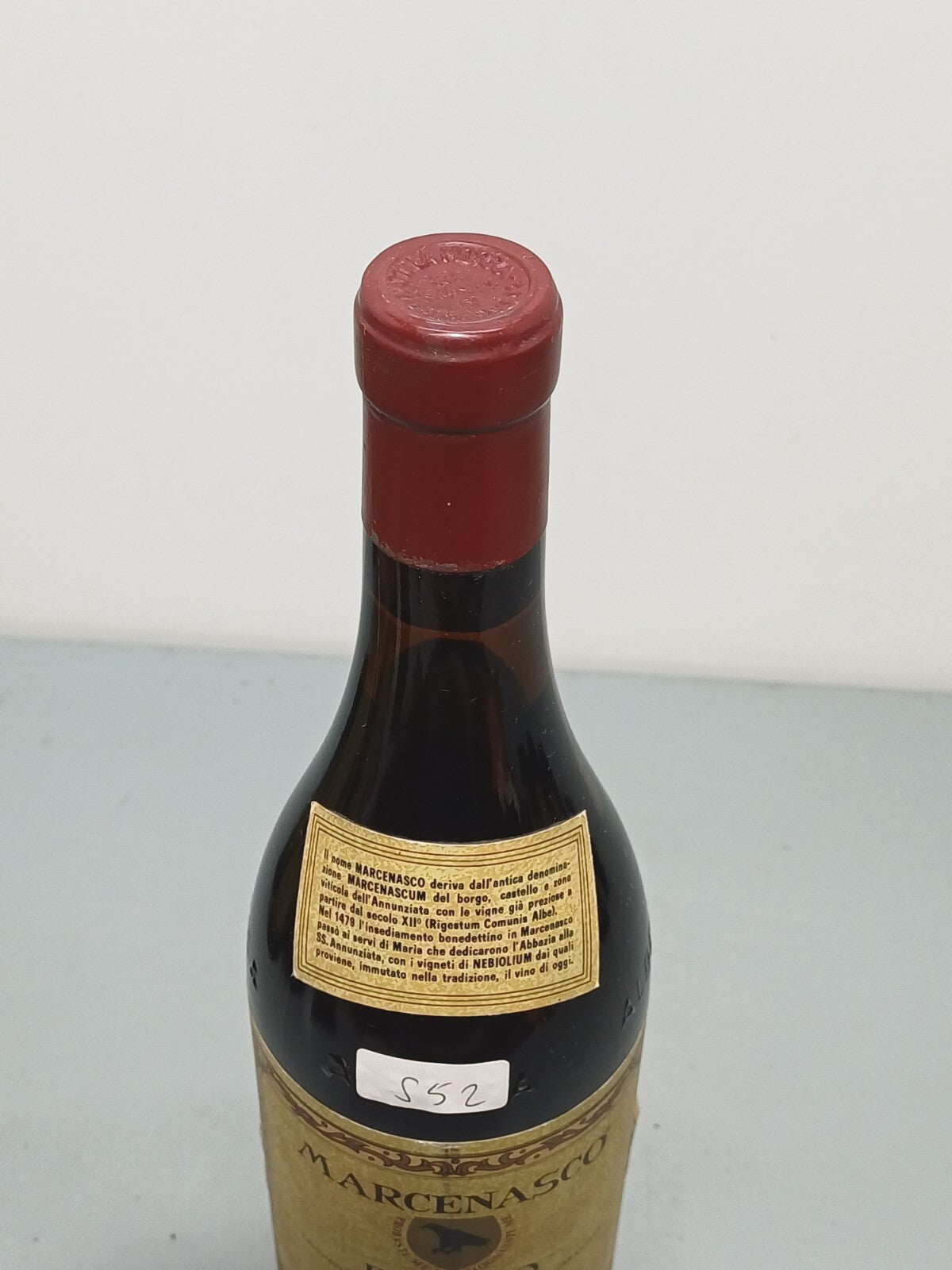 Barolo Renato Ratti 1983 Marcenasco Abbazia dell'Annunziata bott. 75 cl