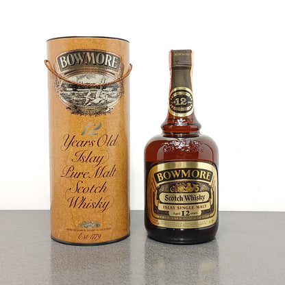 Bowmore 12 years Old Islay Pure Malt Scotch Whisky anni 80 bott. 75 cl 43%