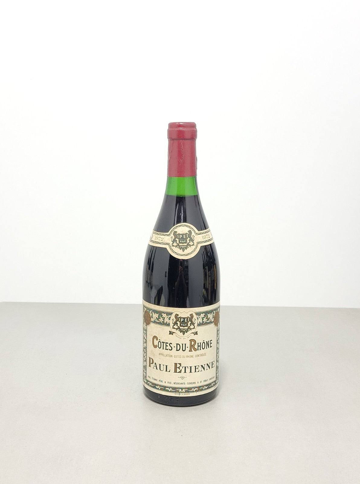 Cotes Du Rhone Paul Etienne 1972 Saint - Peray bott.75 cl 12%