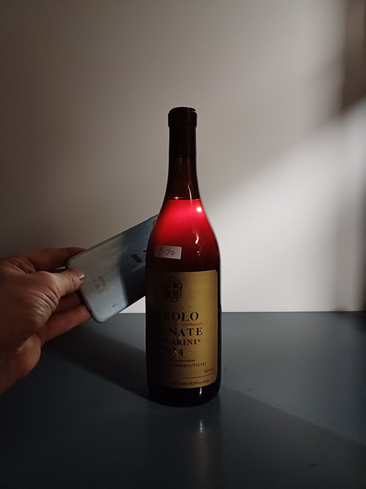 Barolo 1974 Brunate Marcarini Elvio Cogno La Mora bott75 cl