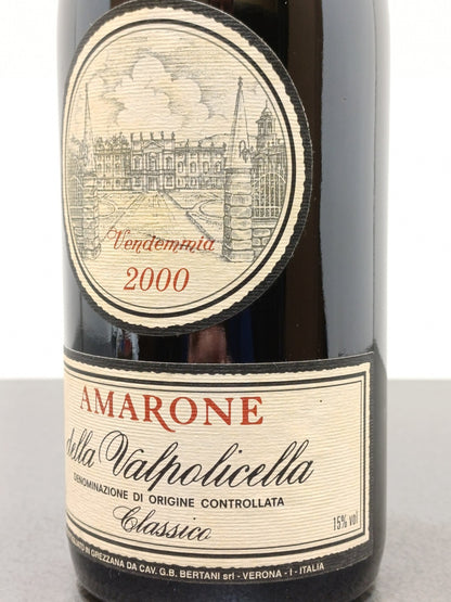 Amarone Bertani 2000 Amarone  della Valpolicella Classico bott..75 Cl 15%