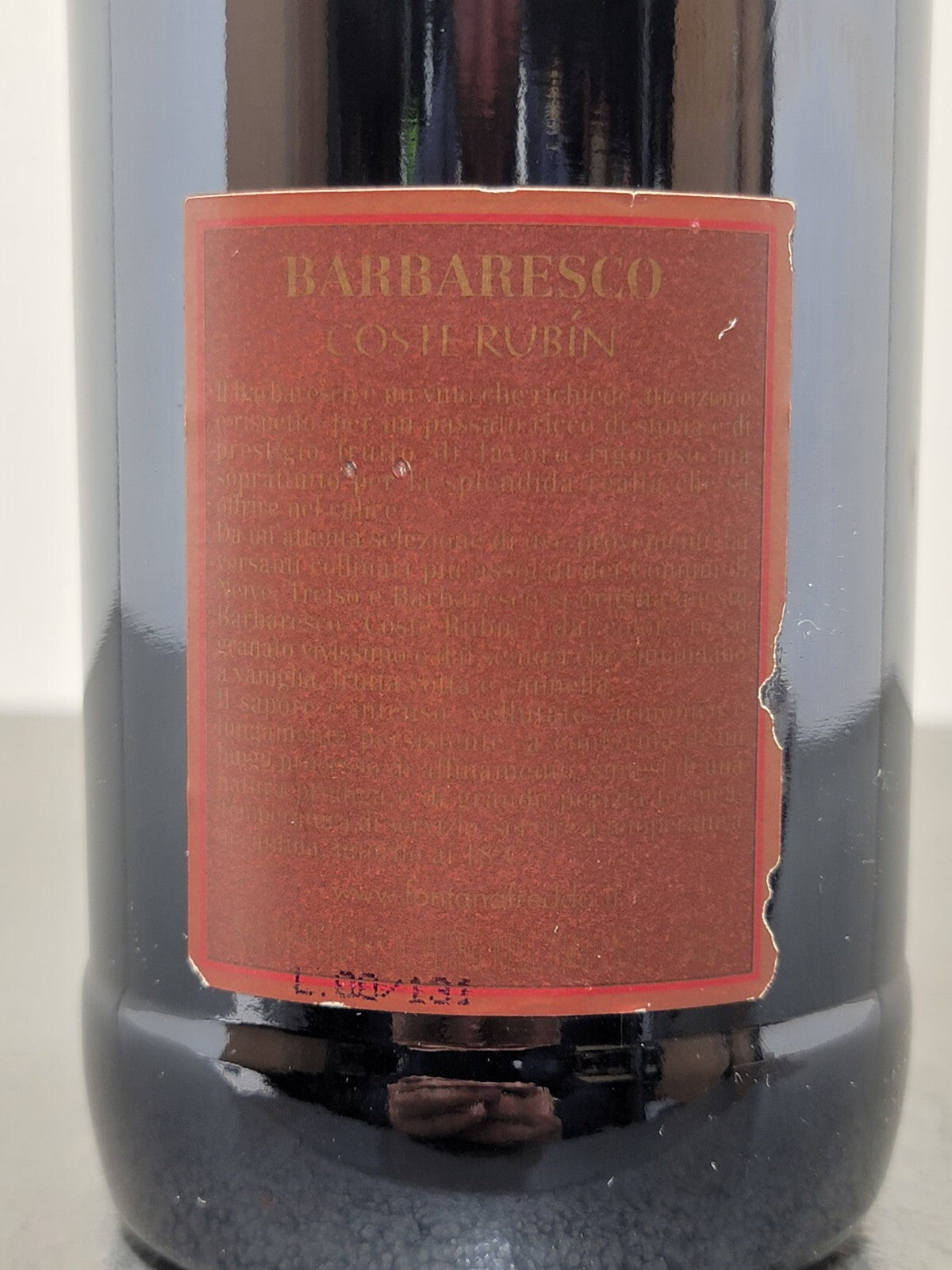 Barbaresco Fontanafredda 1997 Coste Rubin bott. 75 cl 14%