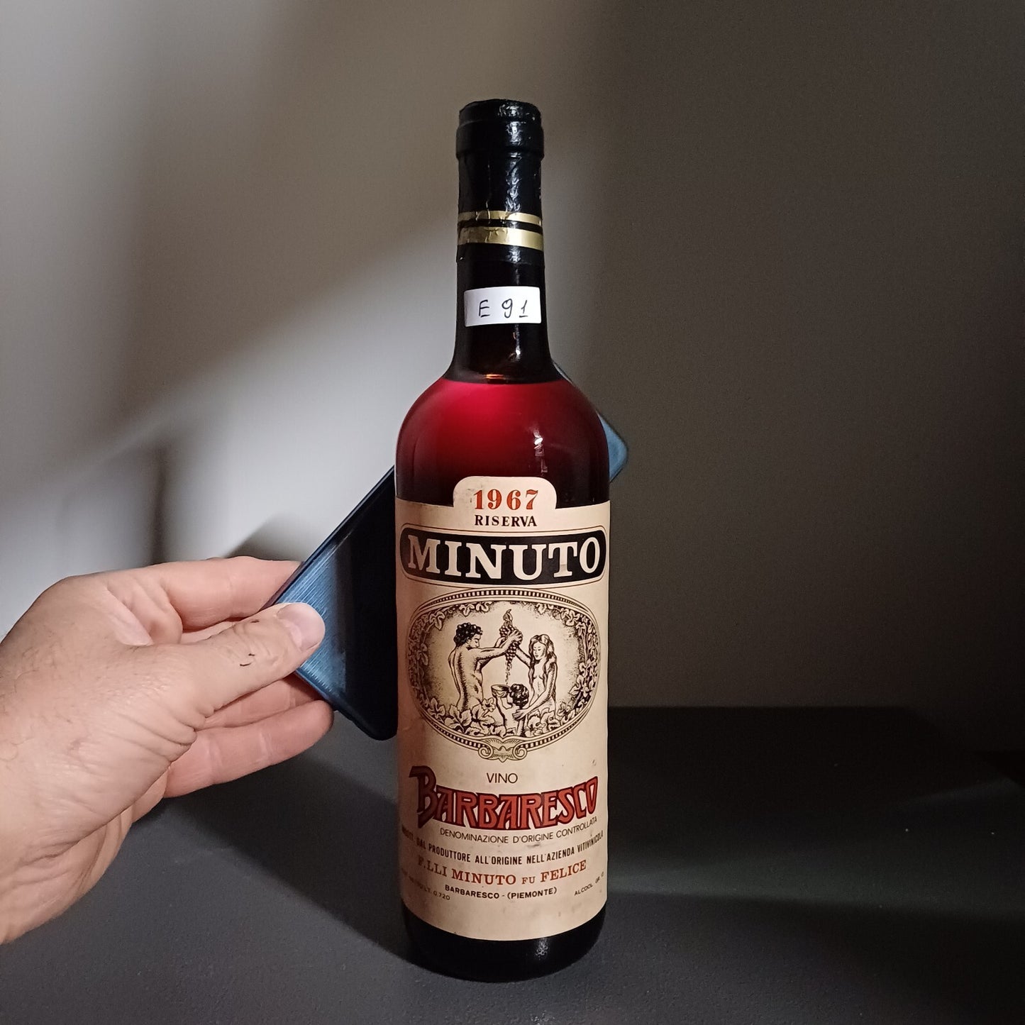 Barbaresco Fratelli Minuto  1968 Riserva bott. 72 cl 13%