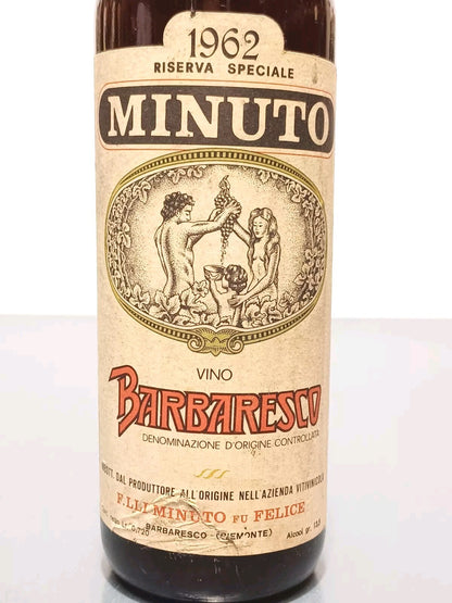 Barbaresco Fratelli Minuto 1962 Riserva Speciale bott. 72 cl 13.5%