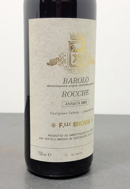 Barolo Rocche Fratelli Brovia 1983 Castiglione Falletto bott. 75 cl 13.5%