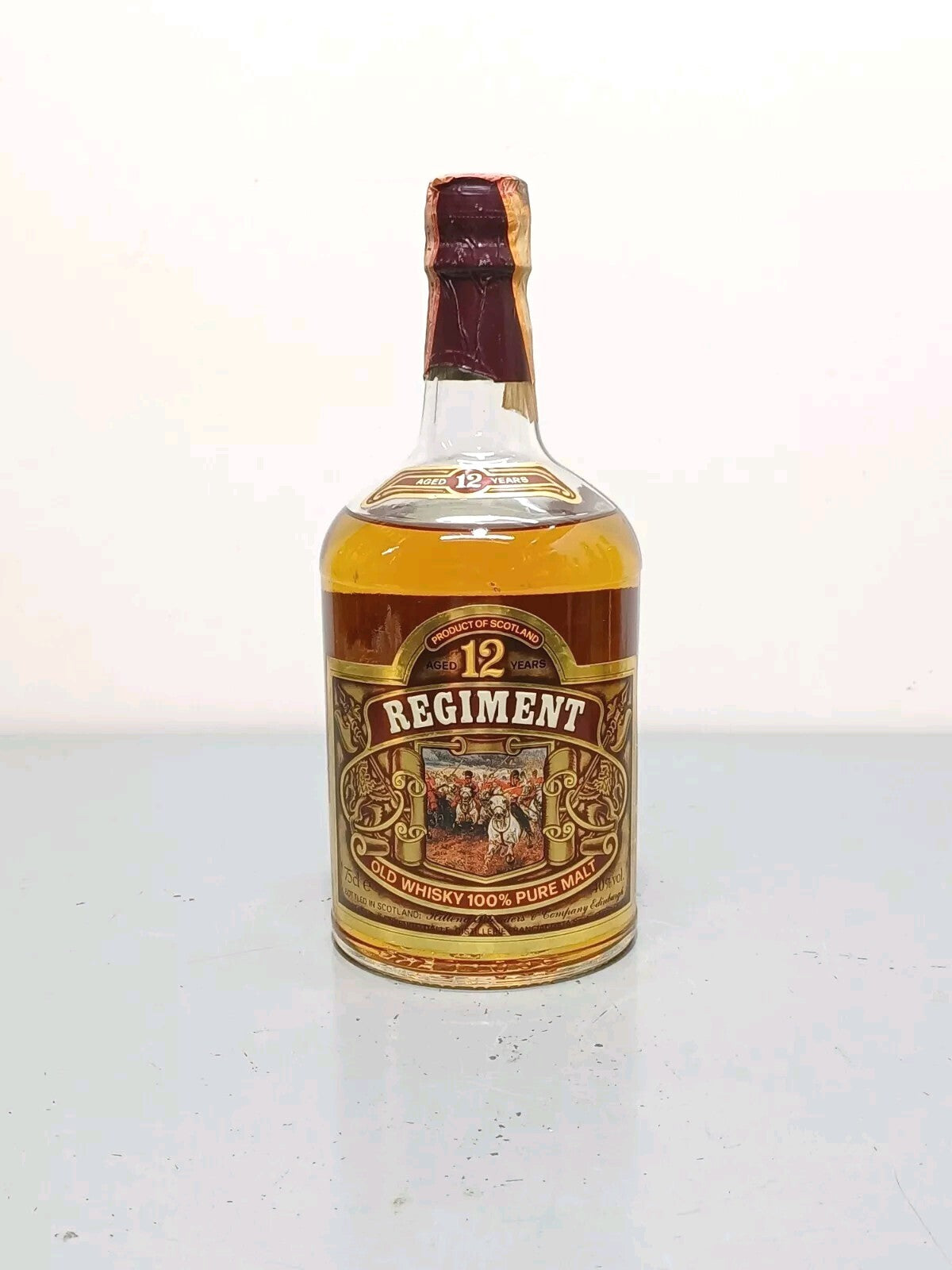 Whisky Regiment 12 Years Old Pure Malt Scotch Whisky anni 70 bott.75 cl