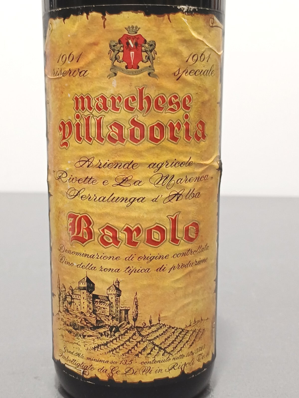 Barolo Villadoria 1961 Riserva Speciale bott72 cl 14%