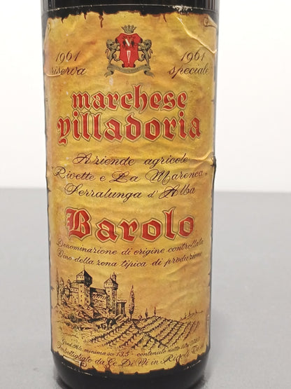 Barolo Villadoria 1961 Riserva Speciale bott72 cl 14%