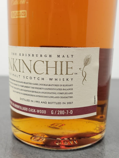 Whisky Glenkinchie 15Y 1992 Single Malt Scotch Imbottigliato 2007 bott 70 cl 43%