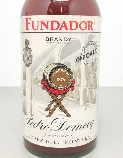 Brandy Fundador Magnum 1960s Pedro Domecq 1,5 litri 40%