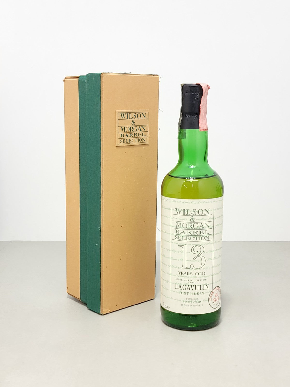 Whisky Lagavulin 13 years Wilson&Morgan 1979 Imb.1993 Cask Strength 70 cl 59,4%