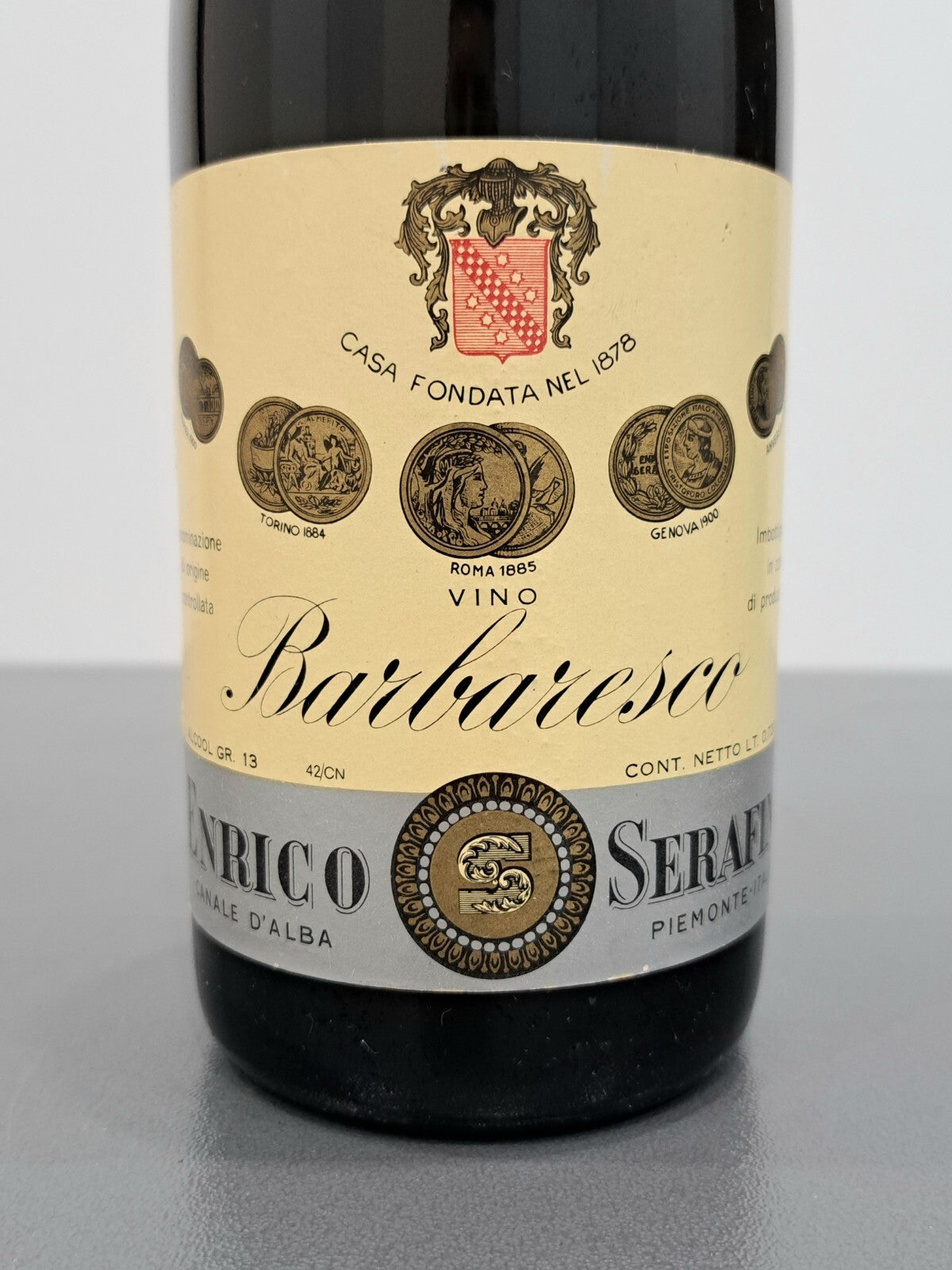 Barbaresco Enrico Serafino 1952 Riserva Speciale bott.72 cl  13%