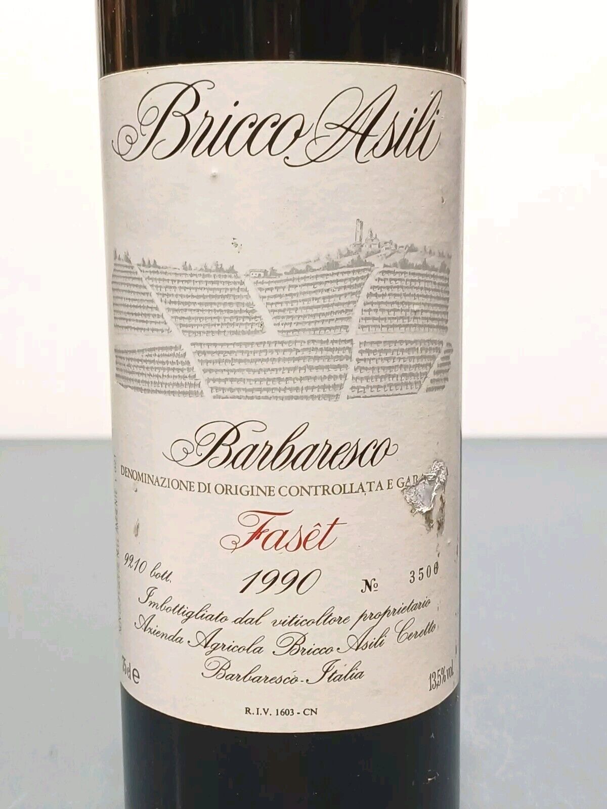 Barbaresco 1990 Bricco Asili Faset Ceretto bott. 75 cl