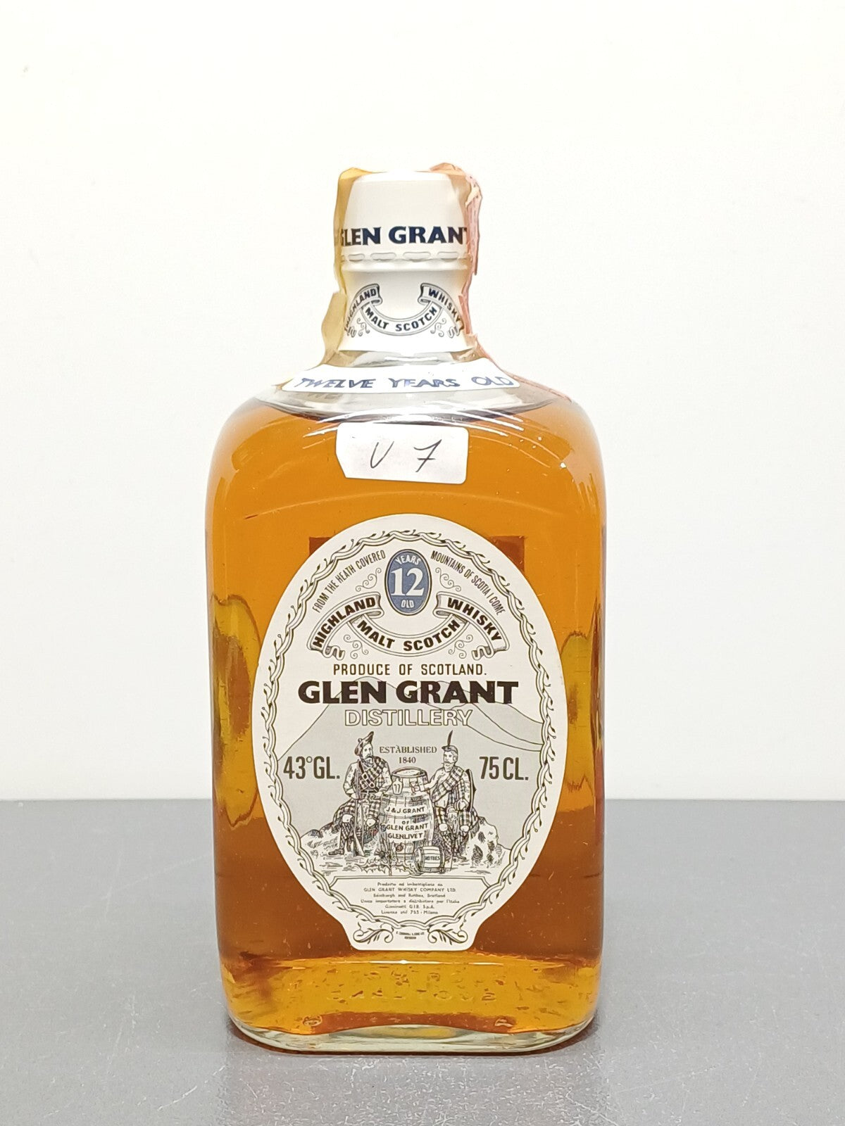Whisky Glen Grant 12 years Highland Malt Scotch Whisky bott.75 cl