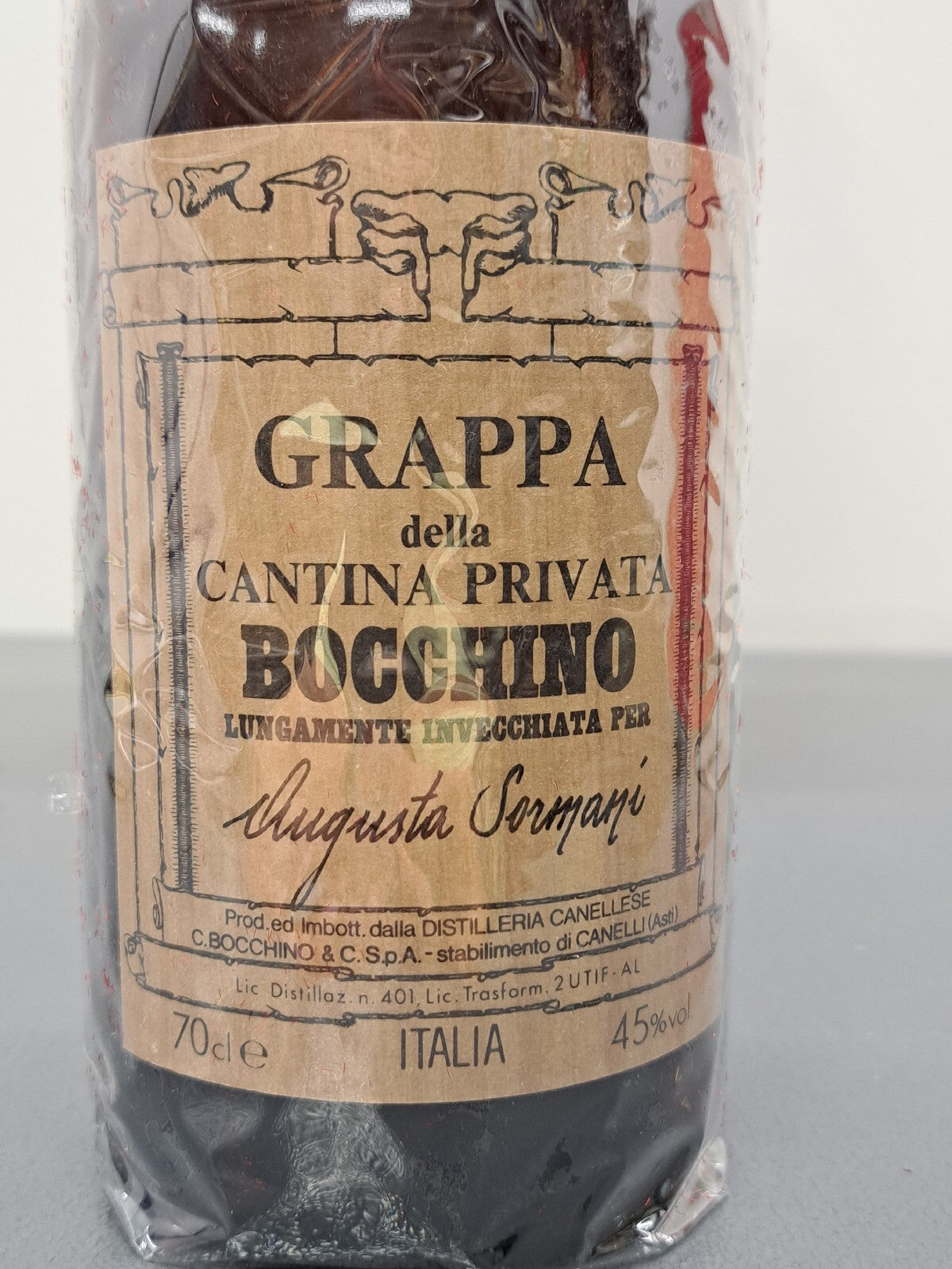 Grappa Bocchino 1979 - 80th Anniversary Cantina Privata bott. 70 cl