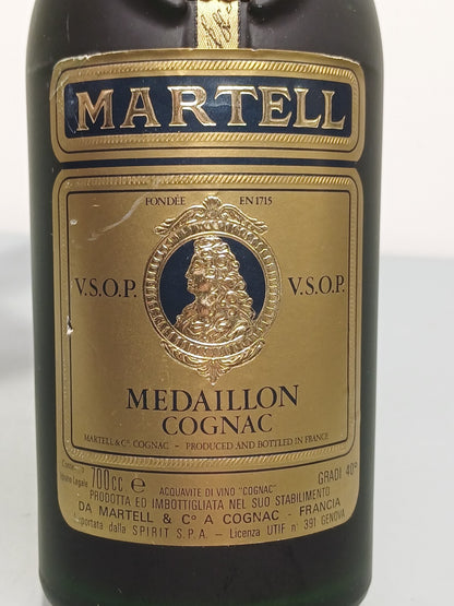 Cognac Martell Medaillon V.S.O.P 1970s Grand Fine Cognac bott.70 cl 40%