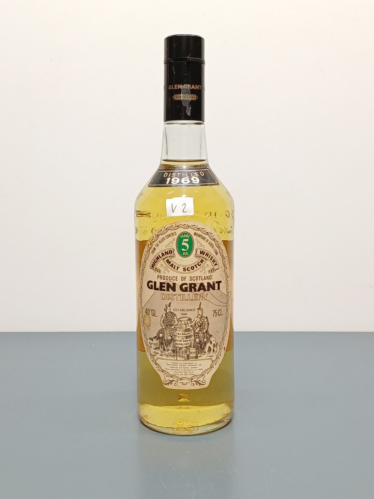Glen Grant 1969 5 years Highland Malt Scotch Whisky bott.75 cl 40 %