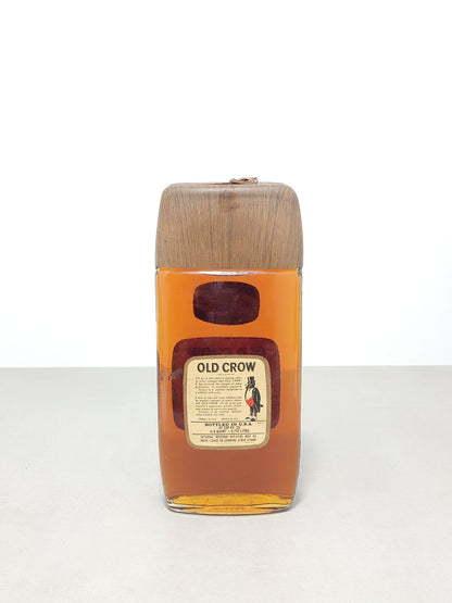 Whisky Old Crow Traveller Fifth Kentucky Straight Bourbon 1960s bott. 75 cl 43%