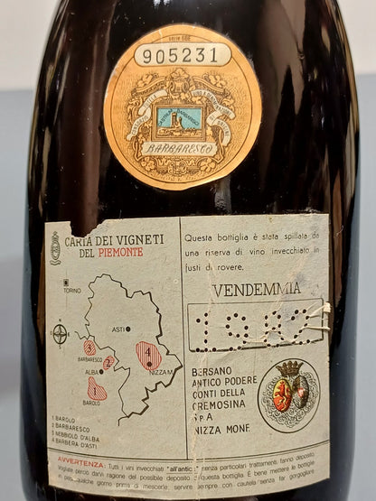 Barbaresco 1982 Bersano Riserva bott..75 cl
