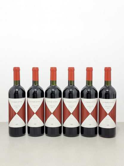 Gaja Ca' Marcanda 2003 Angelo Gaja 6 Bottle Cassa in Legno bott.75 cl 14%