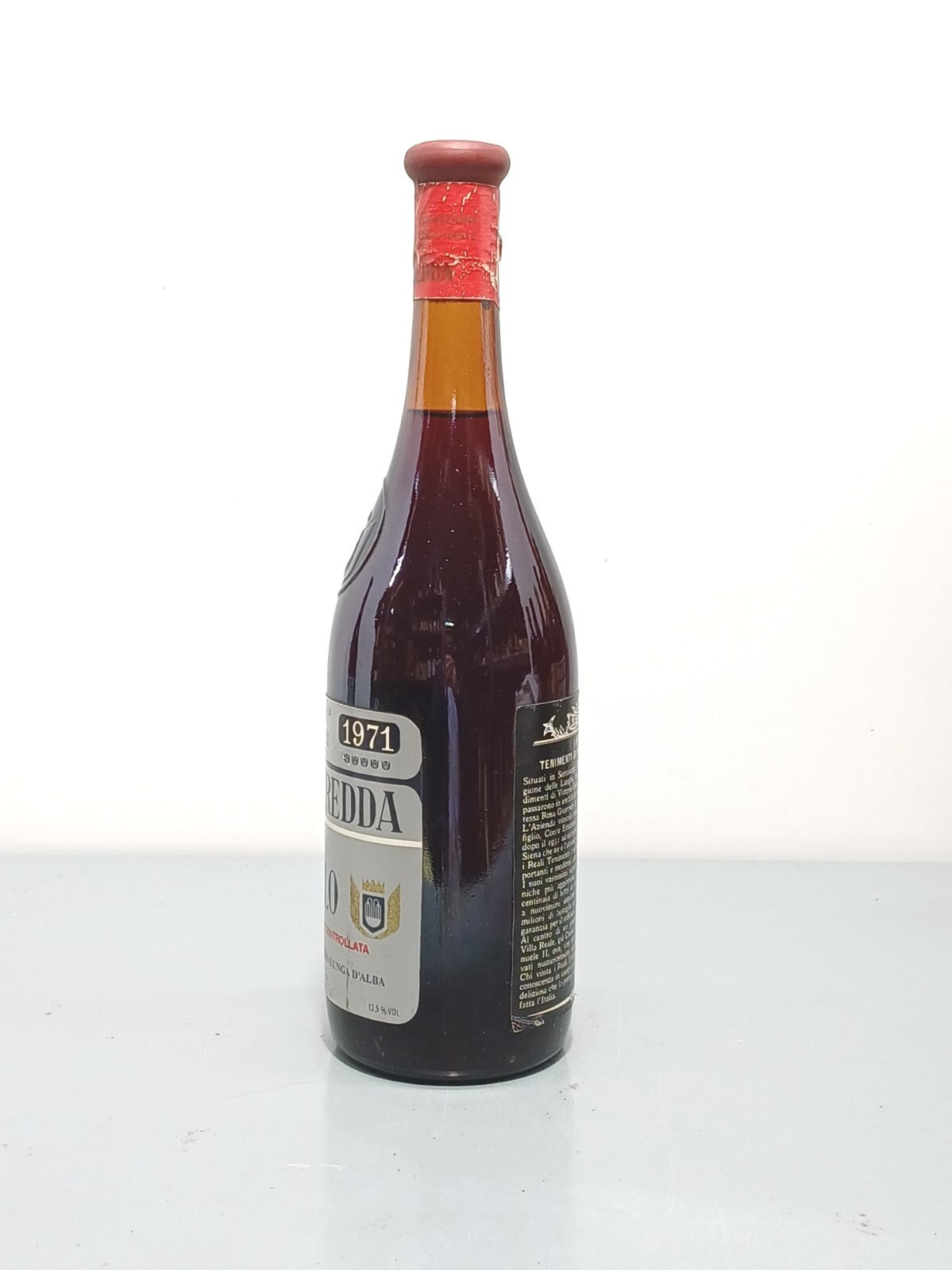 Barolo Fontanafredda 1971 Serralunga D'Alba 75 cl 13,5%