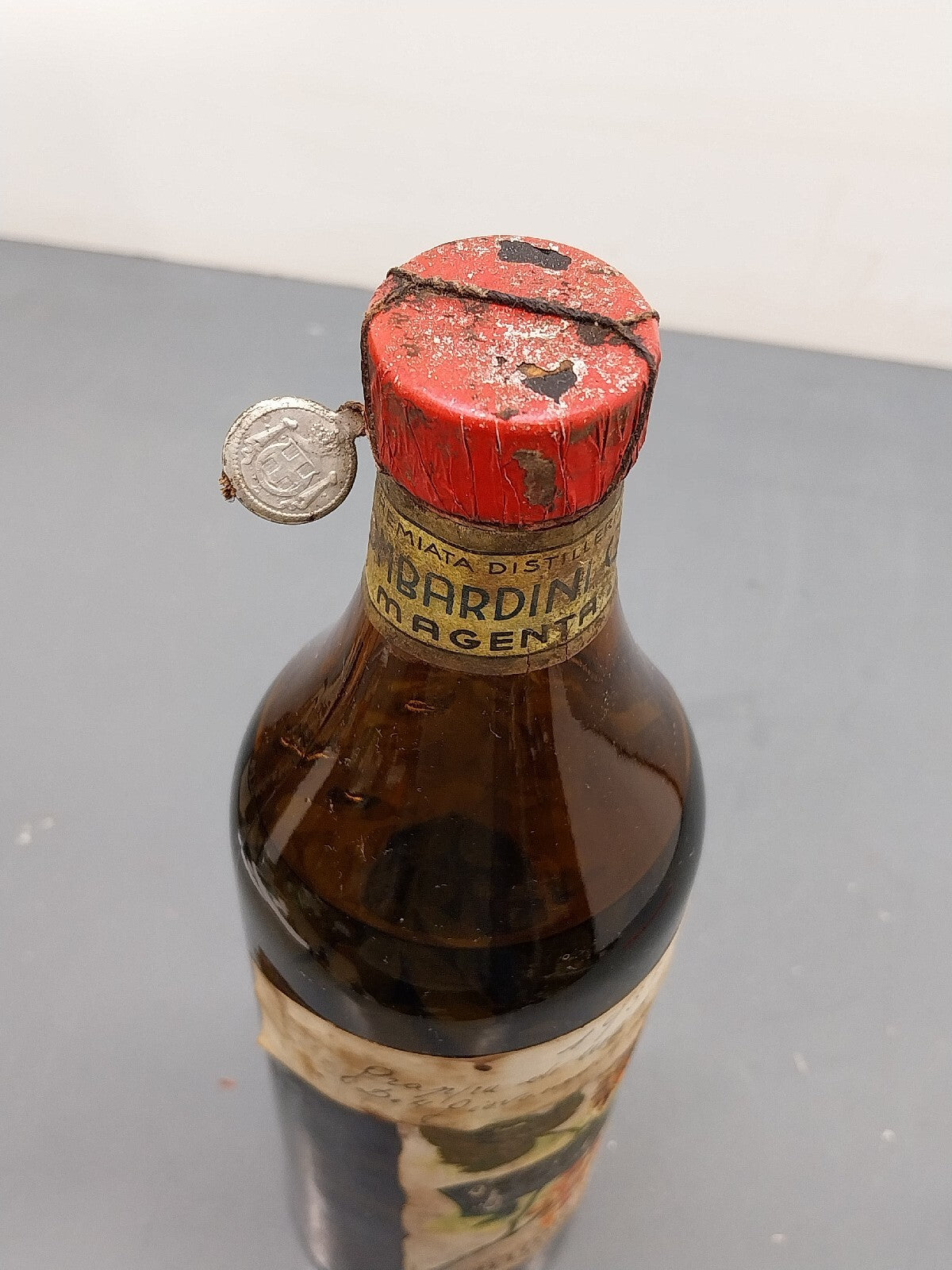Grappa 1944/47 G. B Lombardini Acquavite Sigillo Reale bott 1 litro