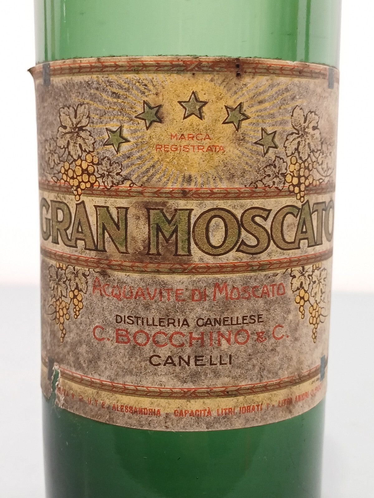 Grappa 1920 Gran Moscato Bocchino Canelli bott. 100 cl