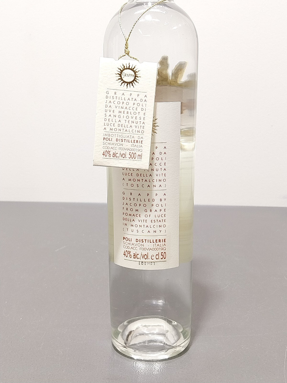 1× Grappa Luce Marchesi de Frescobaldi bott. 50 cl