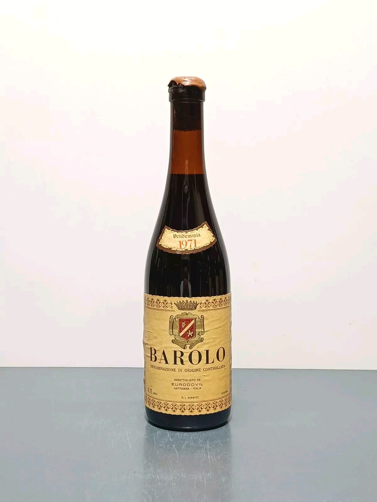 Barolo Eurodovil Gattinara 1971 bott.72 cl 13%
