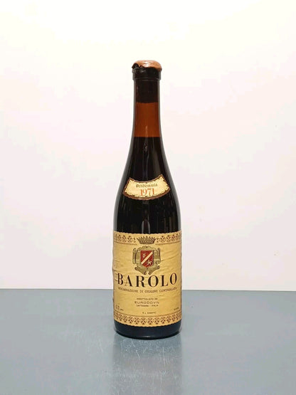 Barolo Eurodovil Gattinara 1971 bott.72 cl 13%