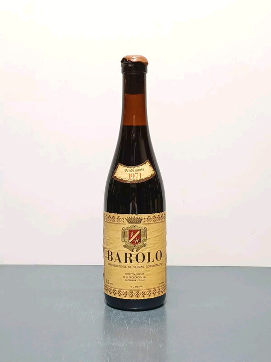 Barolo Eurodovil Gattinara 1971 bott.72 cl 13%