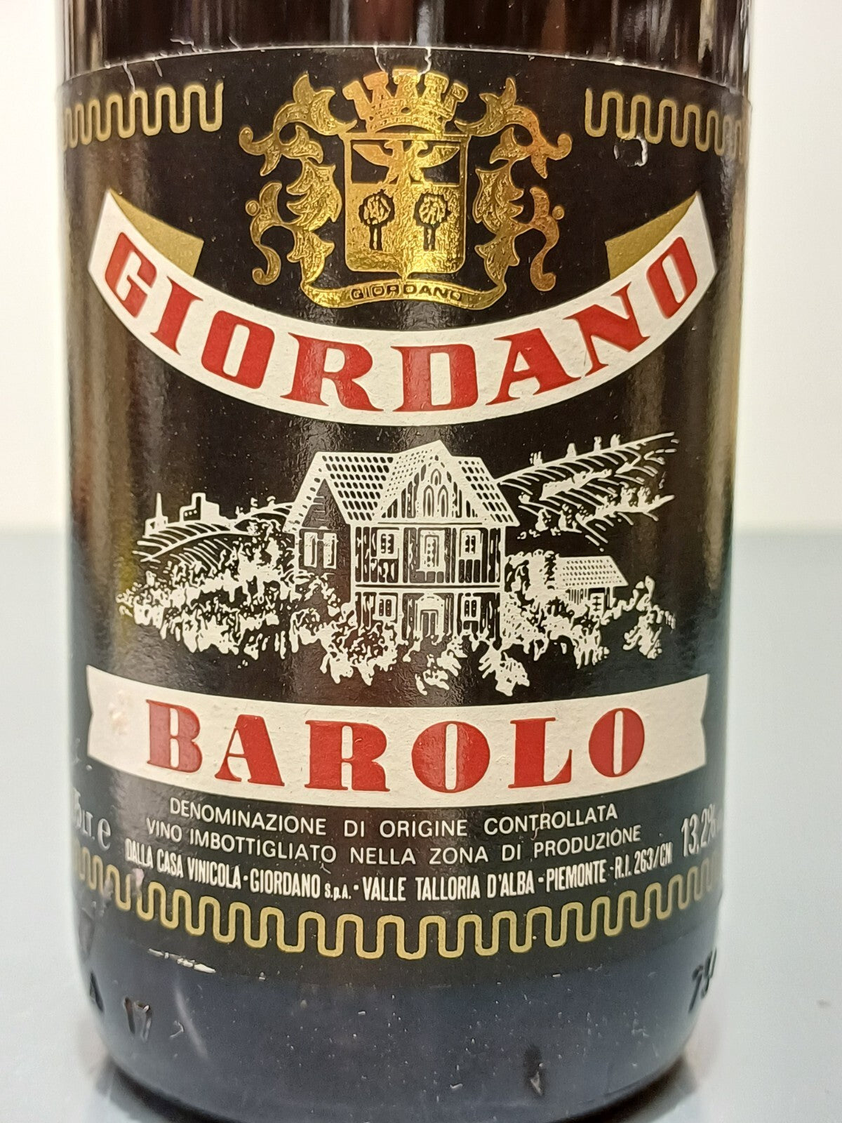 Barolo Giordano 1976 bott. 75 cl 13.2%