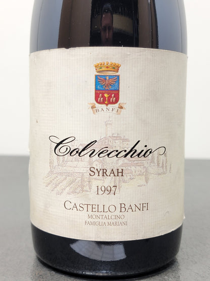 Colvecchio Banfi Syrah 1997 Sant'Antimo bott.75 cl 12.5%