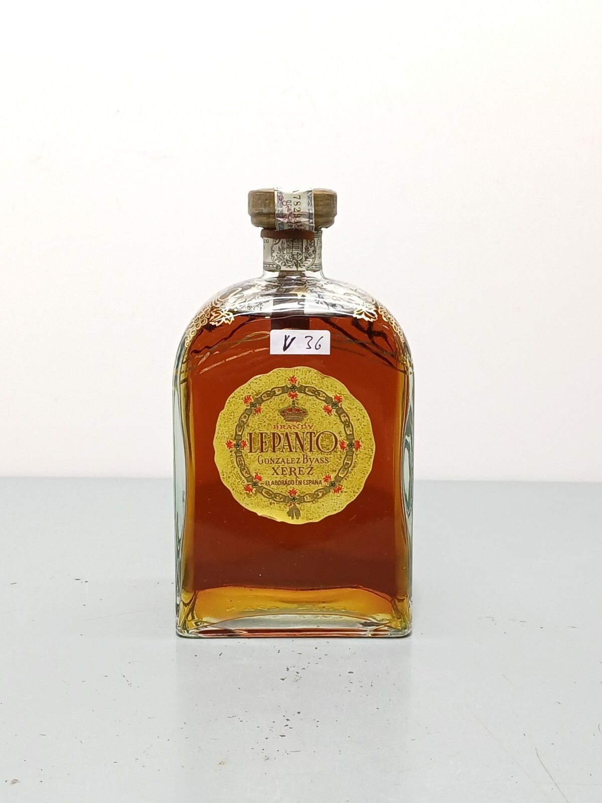 Brandy Lepanto Gonzalez Byass Xerez anni 60-70 bott. 75 cl