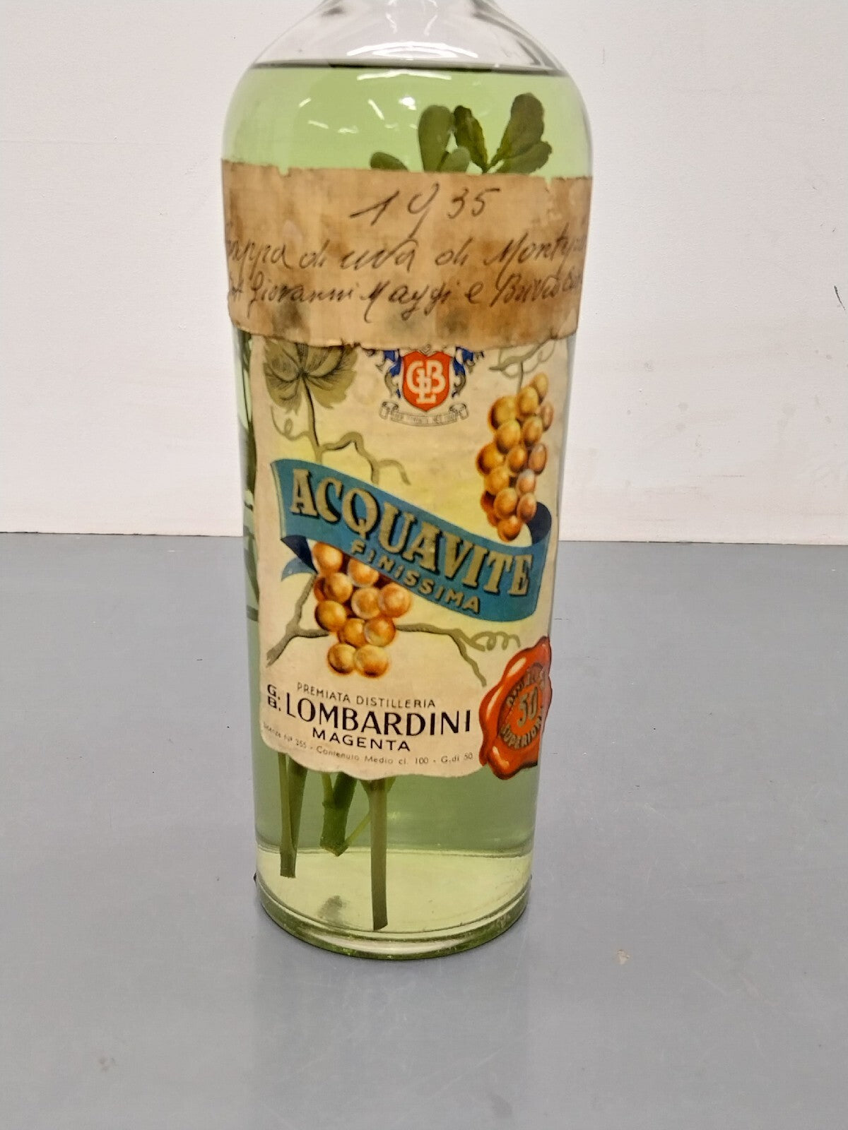 Grappa 194447 G. B Lombardini Acquavite bott 1 litro