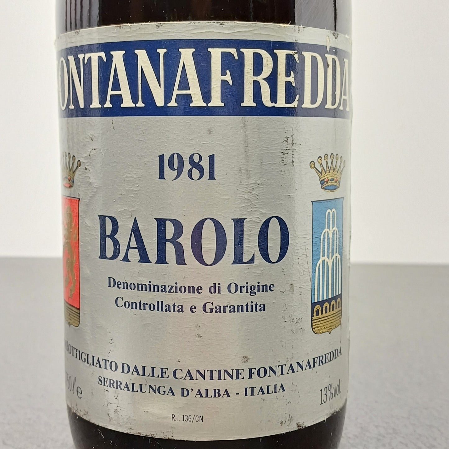 Barolo Fontanafredda 1981 Serralunga D'Alba 75 cl 13%