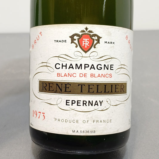 Champagne Trouillard 1973 ReneTellier Brut Blanc De Blancs Epernay bott. 75 cl