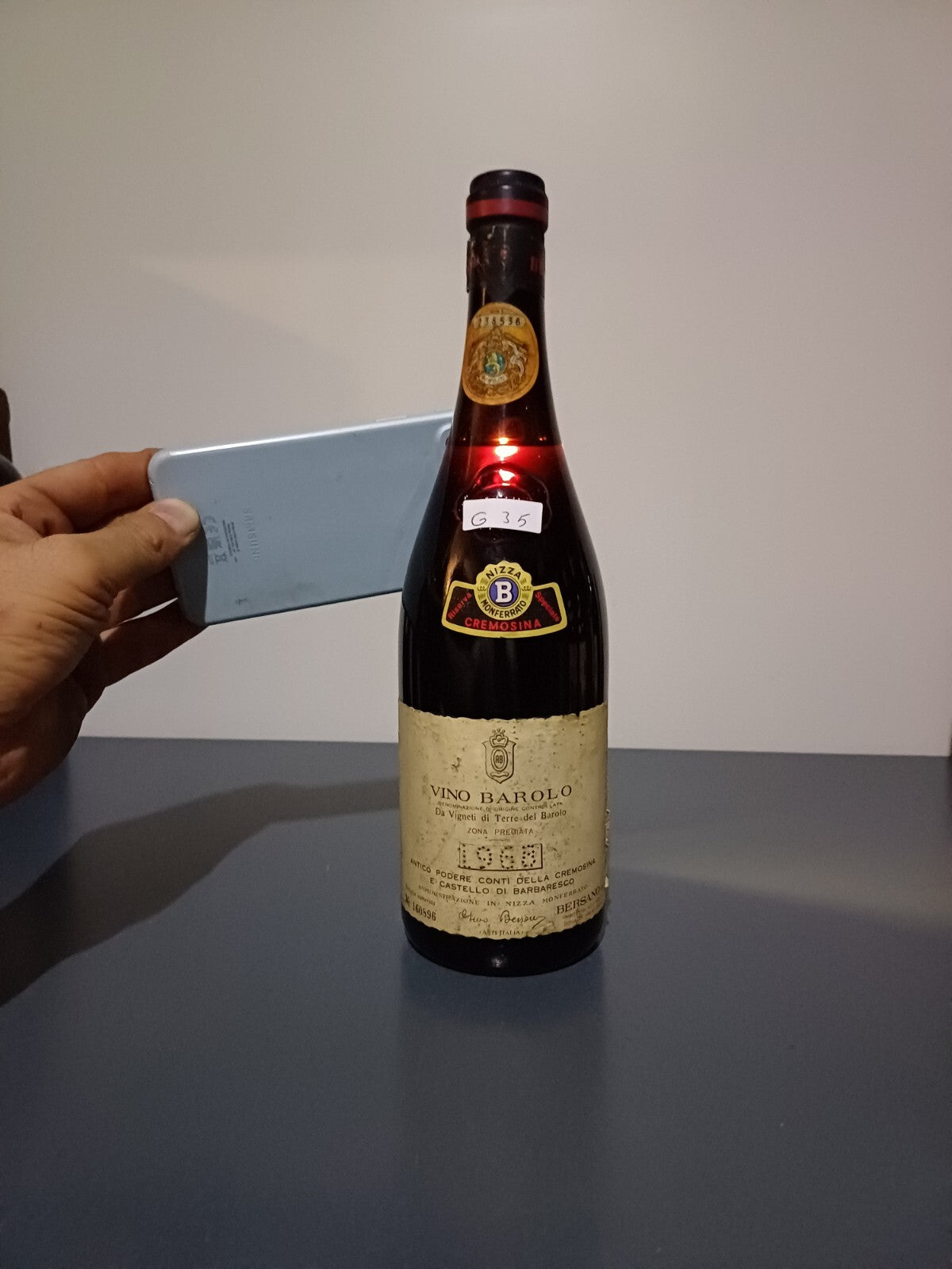 Barolo Bersano 1968 Riserva Speciale bott.72 cl 13,5%